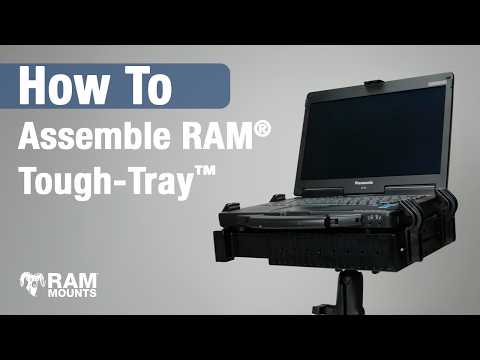RAM Mounts Universal No-Drill Vehicle Laptop Mount with Tough-Tray (RAM-VB-196-SW1) – official RAM Mounts video