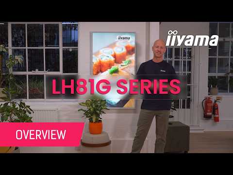 iiyama ProLite LH5581UHSG-1AG 55" 4K Digital Signage Display, 24/7, Android 14, White Frame (LH5581UHSG-1AG) – official video