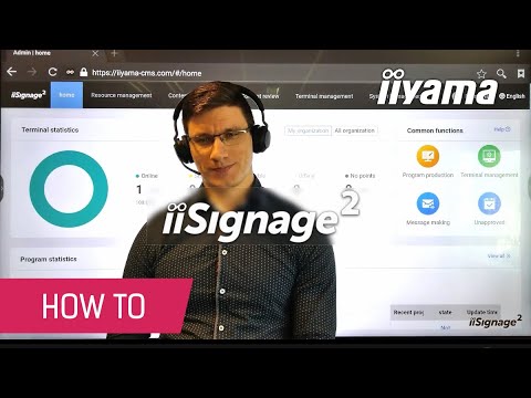 iiyama ProLite LH8664UHS-B3AG 86" 4K Digital Signage Display, 24/7, Android 14, USB-C (LH8664UHS-B3AG) – official video