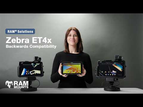 RAM Mounts Locking GDS Dock + Dual USB for Zebra ET4x/ET401 8" in IntelliSkin (RAM-GDS-DOCKL-ZE20PD2U) – official RAM Mounts video