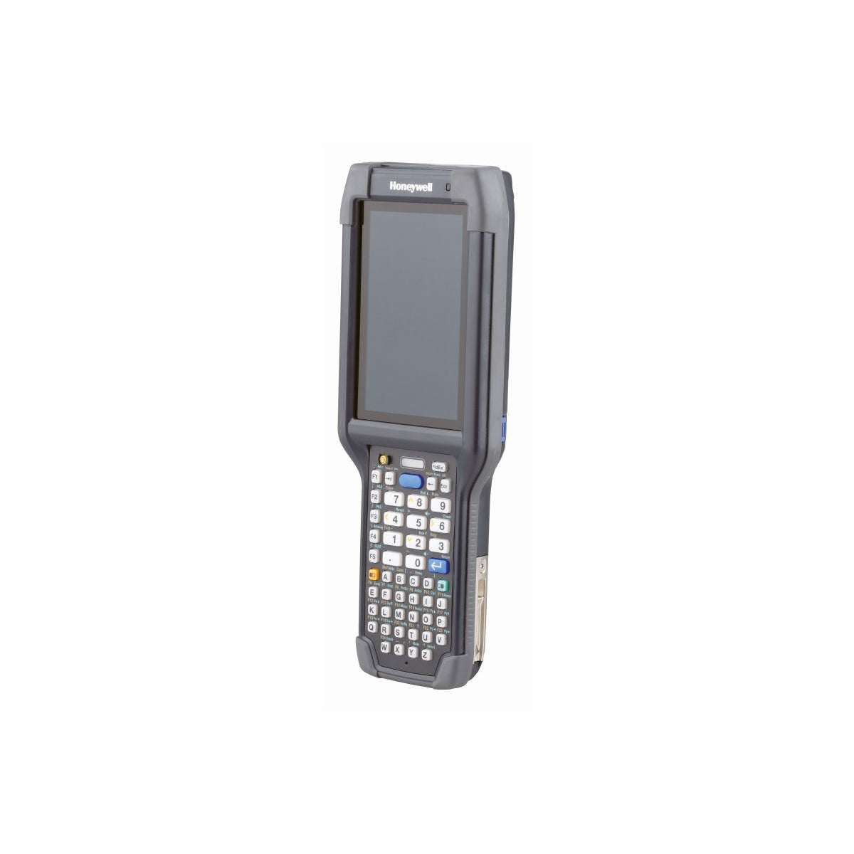 Honeywell CK65 rugged Android mobile computer, 51-key alphanumeric keypad, 6803FR 2D imager, Wi-Fi only (CK65-L0N-B8C214E) – angled view