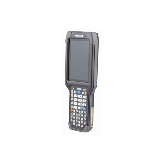 Honeywell CK65 rugged Android mobile computer, 51-key alphanumeric keypad, long range FlexRange 2D imager, Wi-Fi only (CK65-L0N-BLN210E) – angled view