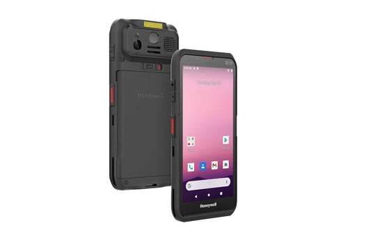 Honeywell ScanPal EDA56 Android mobile computer, Wi-Fi, S0703 2D imager (EDA56-00AE61N21RK) – front and back view