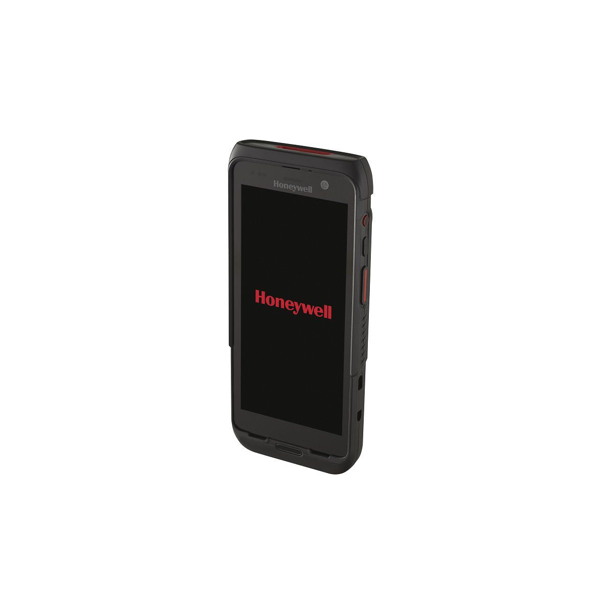 Honeywell CT47 5.5-inch all-touch Android mobile computer, black, standard-range 2D imager, Wi-Fi only, 8 GB / 128 GB (CT47-X0N-57D100G) – angled view