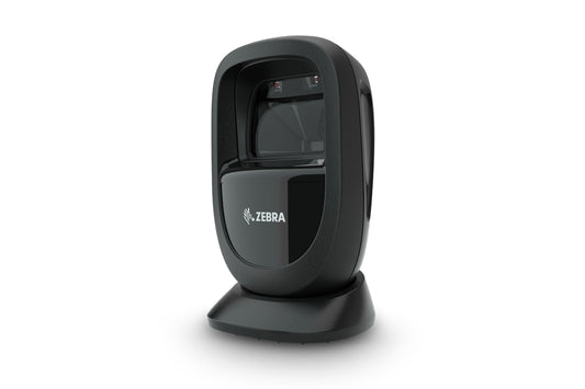 Zebra DS9308 presentation scanner in Midnight Black (DS9308-SR4U2100AZW) – front-left view