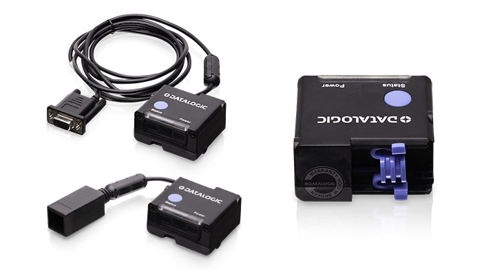 Datalogic Gryphon GFS4520 2D fixed-mount scan module (GFS4520-BK-WHT) – connectivity options: micro-USB, RS-232 and RJ cable versions