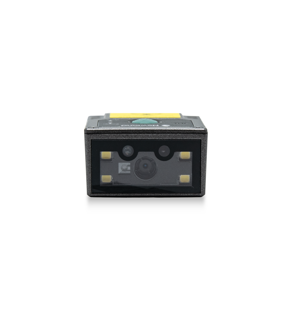 Newland FM430 Barracuda fixed-mount 2D scanner, laser aimer, USB kit (NLS-FM430L-U) – front view of the scan window