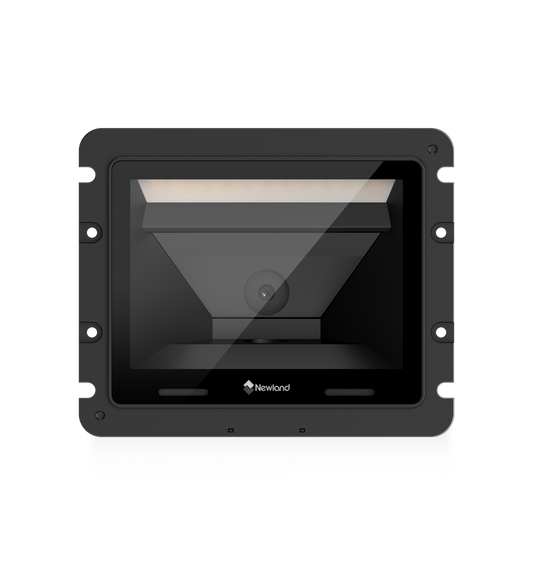 Newland FM60 Cubera AI in-counter scanner, USB kit (NLS-FM6080V2-U12) – front view of the scan window