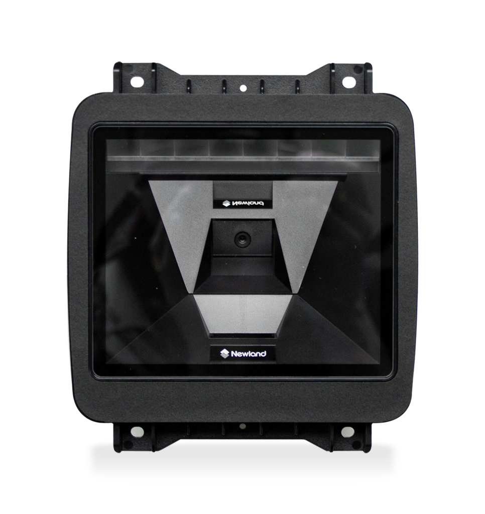 Newland FM80 Salmon in-counter scanner, USB kit (NLS-FM8080-20) – front view of the scan window