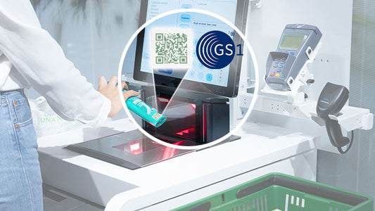 Datalogic Magellan 9600i bi-optic in-counter scanner (96101001000-000100) – in use at a self-checkout