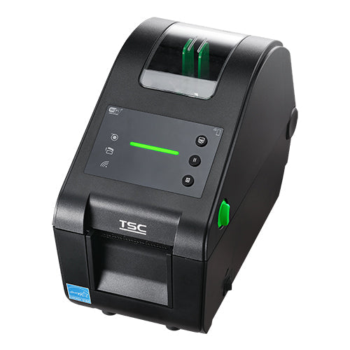 TSC DH220L 2-inch direct thermal desktop label printer, 203 dpi, LED, linerless cutter, MFi Bluetooth, black (DH220L-A001-1232) – detail view