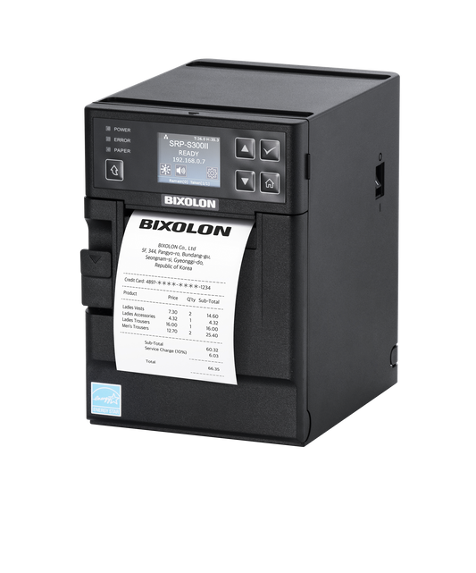 BIXOLON SRP-S300II 3-inch receipt printer, black (SRP-S300IIPWK/BEG) – receipt printing