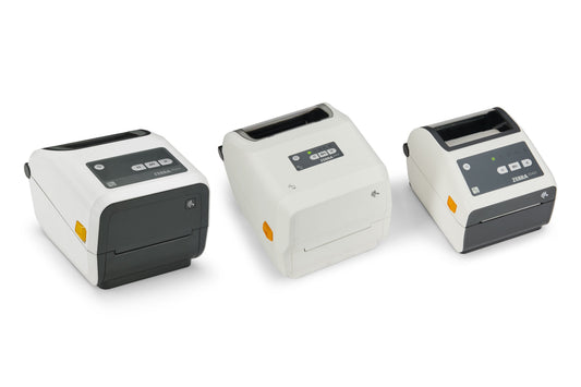 Zebra ZD421t-HC healthcare thermal transfer label printer, white, 203 dpi, USB + Ethernet (ZD4AH42-30EE00EZ) – ZD400 healthcare series