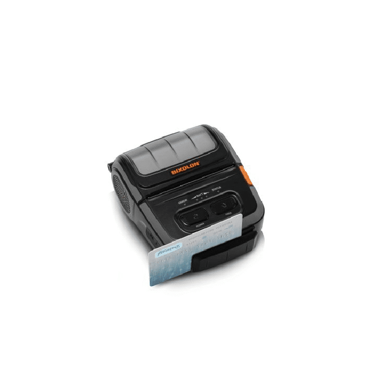 Bixolon SPP-R310 3-inch mobile receipt, ticket and label printer, Bluetooth (iOS), black (SPP-R310iak5/BEG) – side view