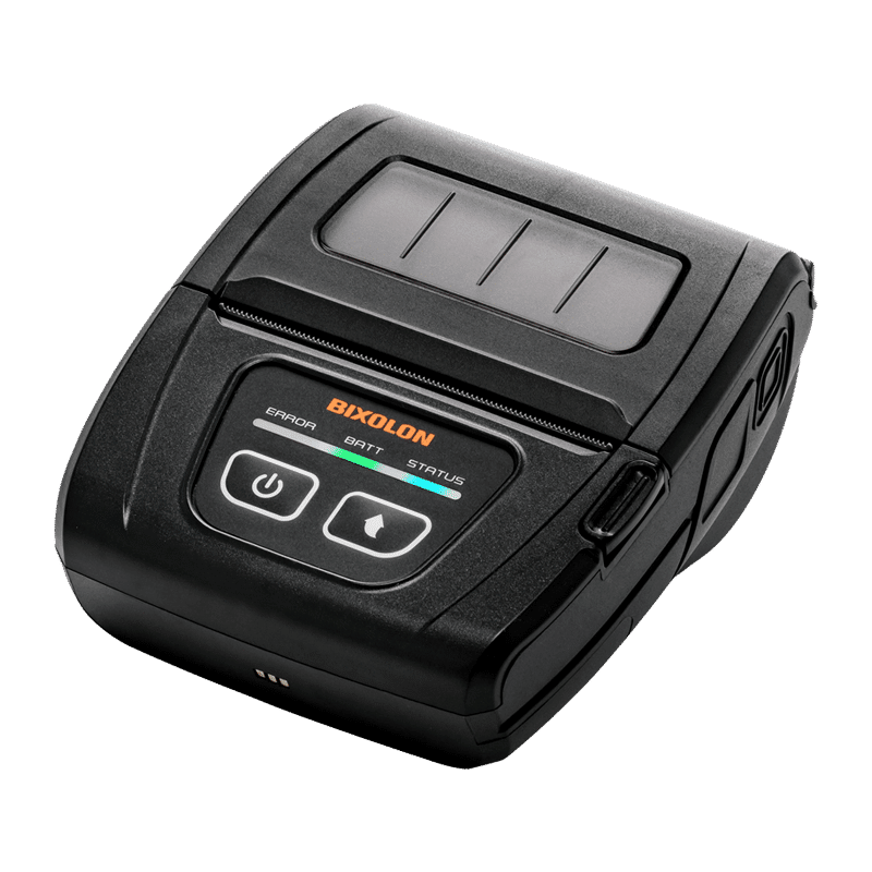 Bixolon SPP-C300 3-inch compact mobile receipt printer, Bluetooth (iOS), black (SPP-C300IK/BEG) – 3/4 view