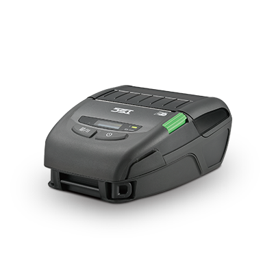 TSC Alpha-30R Basic 3-inch mobile receipt printer, Wi-Fi and Bluetooth, black (A30RB-A001-1002) – 3/4 view