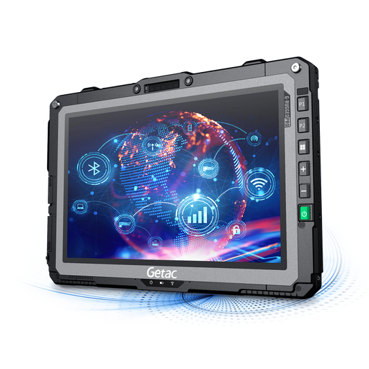 Getac UX10 G5 rugged 10.1-inch tablet (UW1764VIX1XX) – front view