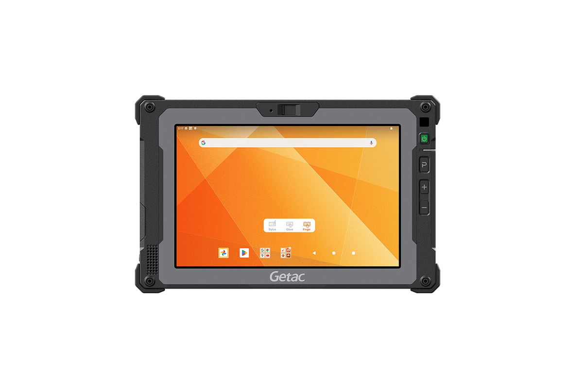 Getac ZX80 8" rugged Android tablet, without barcode scanner (Z8A7LXGX17XC) – front view