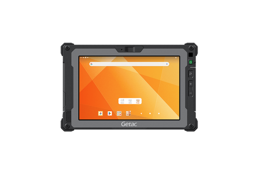Getac ZX80 8" rugged Android tablet, 2D barcode imager (Z8A7LHGX1EXX) – front view