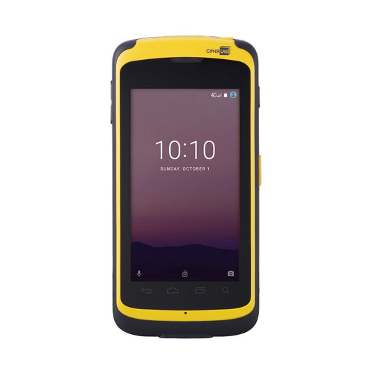 CipherLab RS51 rugged Android touch mobile computer, Wi-Fi + 4G LTE, 2D imager, UK power supply (AS51E2BG4Q401) – front view