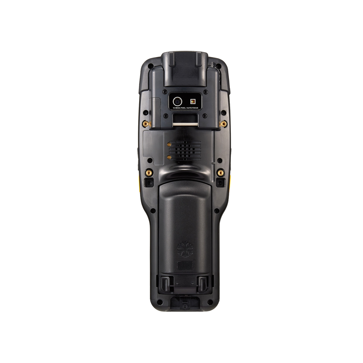 M3 Mobile UL20W (Wi-Fi) rugged Android mobile computer, 28-key numeric keypad, SE5800 long-range 2D imager (U20W0C-QICFRS-HF) – back view