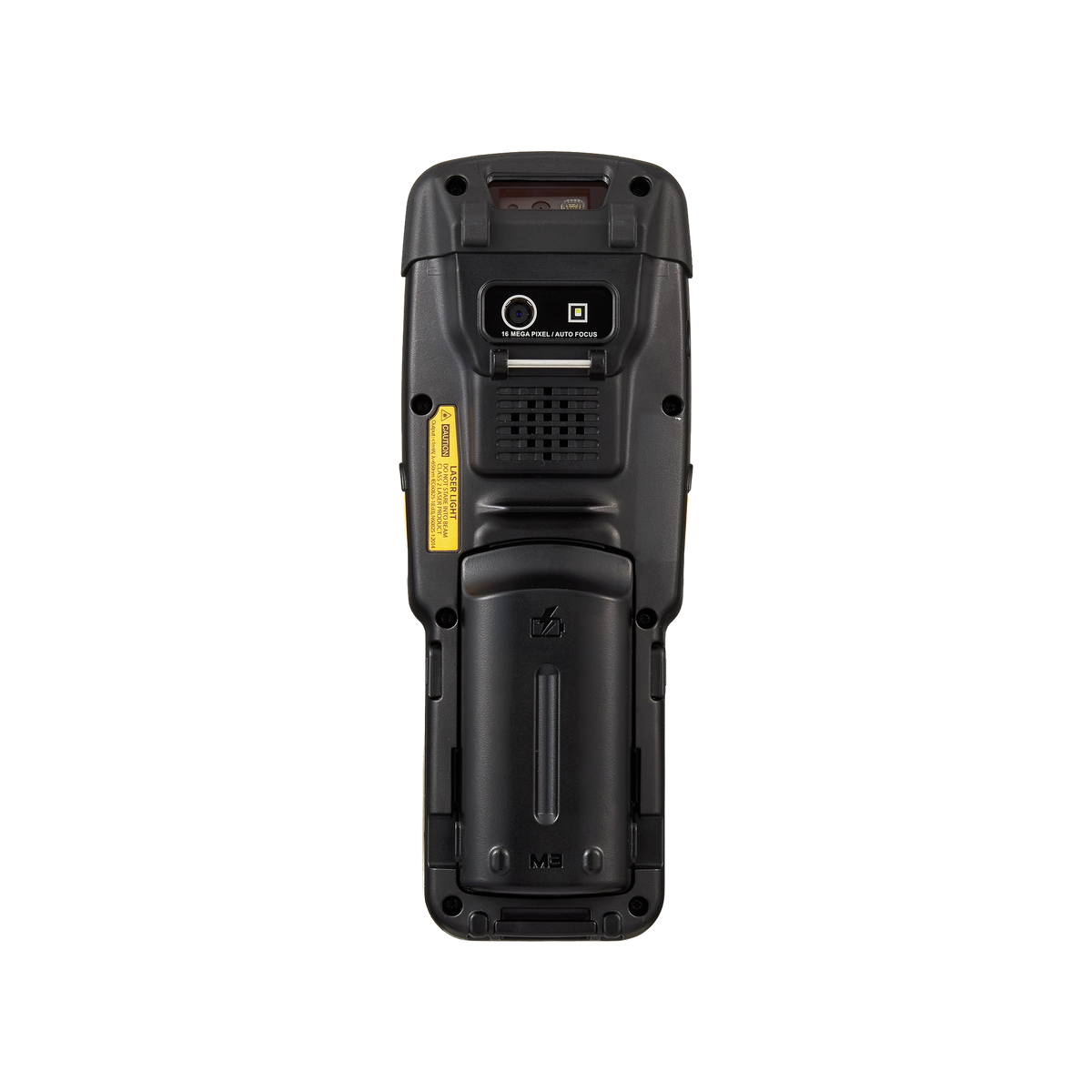 M3 Mobile US20X (4G LTE) rugged Android keypad mobile computer, 42-key function numeric keypad, SE4770 45-degree angled 2D imager (S20X4C-Q9CWSE-HF) – back view