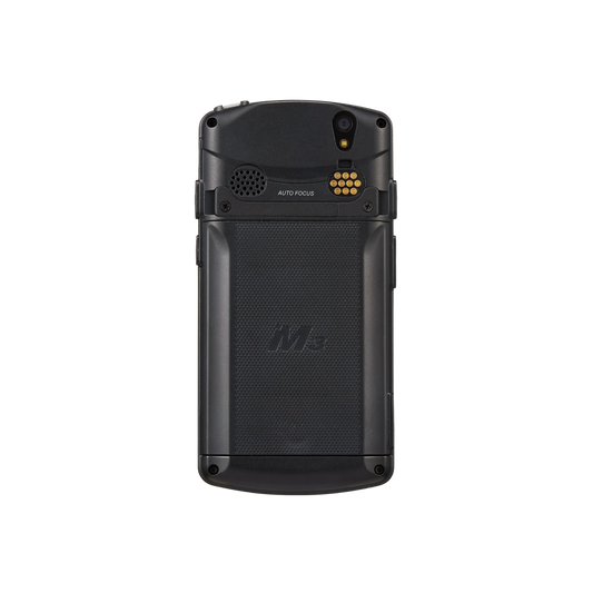 M3 Mobile SM20 rugged Android full-touch mobile computer, 5" display, Smart Focus scan engine, 4G, standard battery (SM2X4R-RFCHSS-HF) – back view