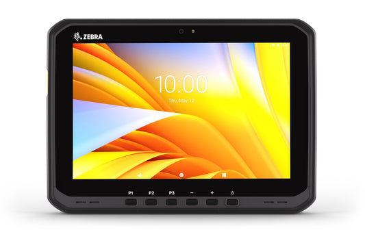 Zebra ET60 rugged tablet, Android (GMS), Wi-Fi only (ET60AW-0SQAGS00A0-A6) – front view