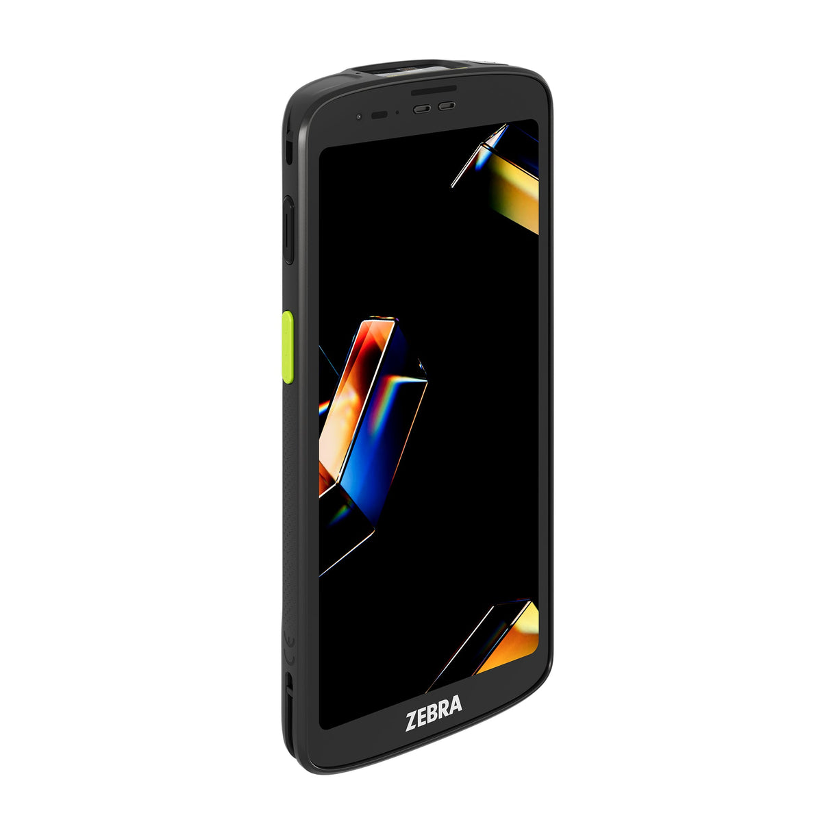 Zebra TC201 TC201G-3S3P6BA00-A6 rugged Android mobile computer – angled front view from the right