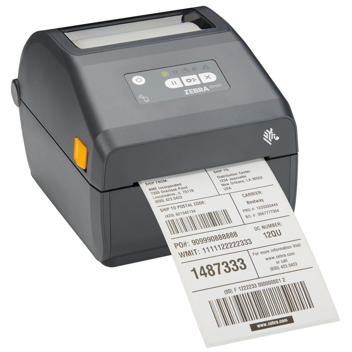 Zebra ZD421d Desktop Label Printer (ZD4A043-D0EW02EZ)